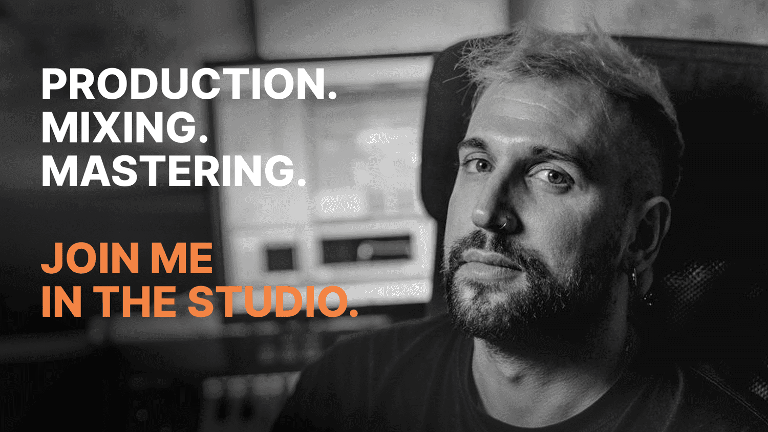 Mattia Saviolo in the studio